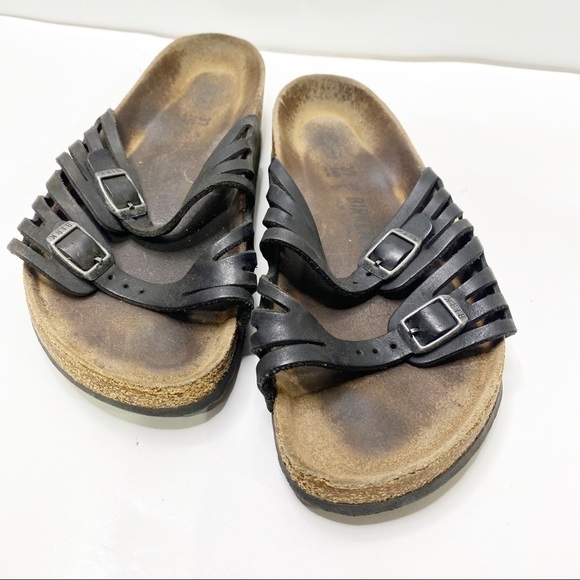 Birkenstock Granada Sandals in Black - Picture 6 of 8